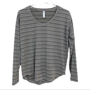 Athleta Long Sleeve Striped Top Size XS